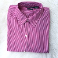 Ralph Lauren for Women Non-Iron Shirt in pink stripes